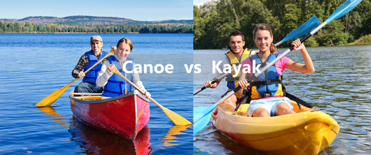 Difference between kayaks and canoes