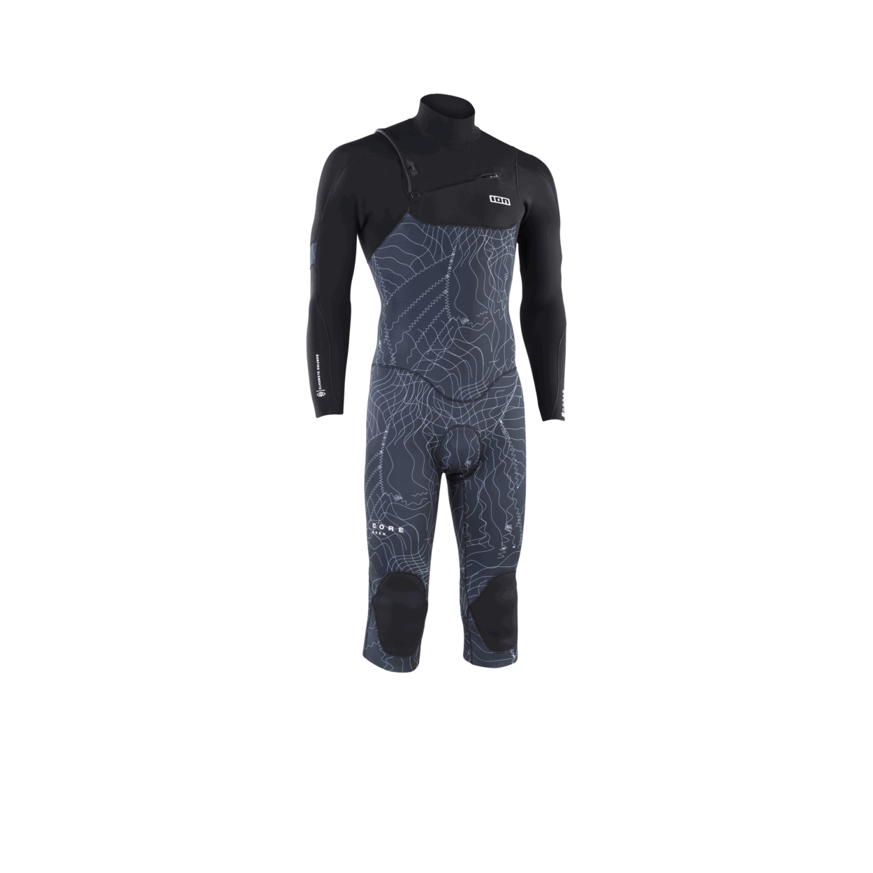 ION Seek Core 4/3 Overknee LS Front Zip Mens Wetsuit - Wetsuits | H2O Sports