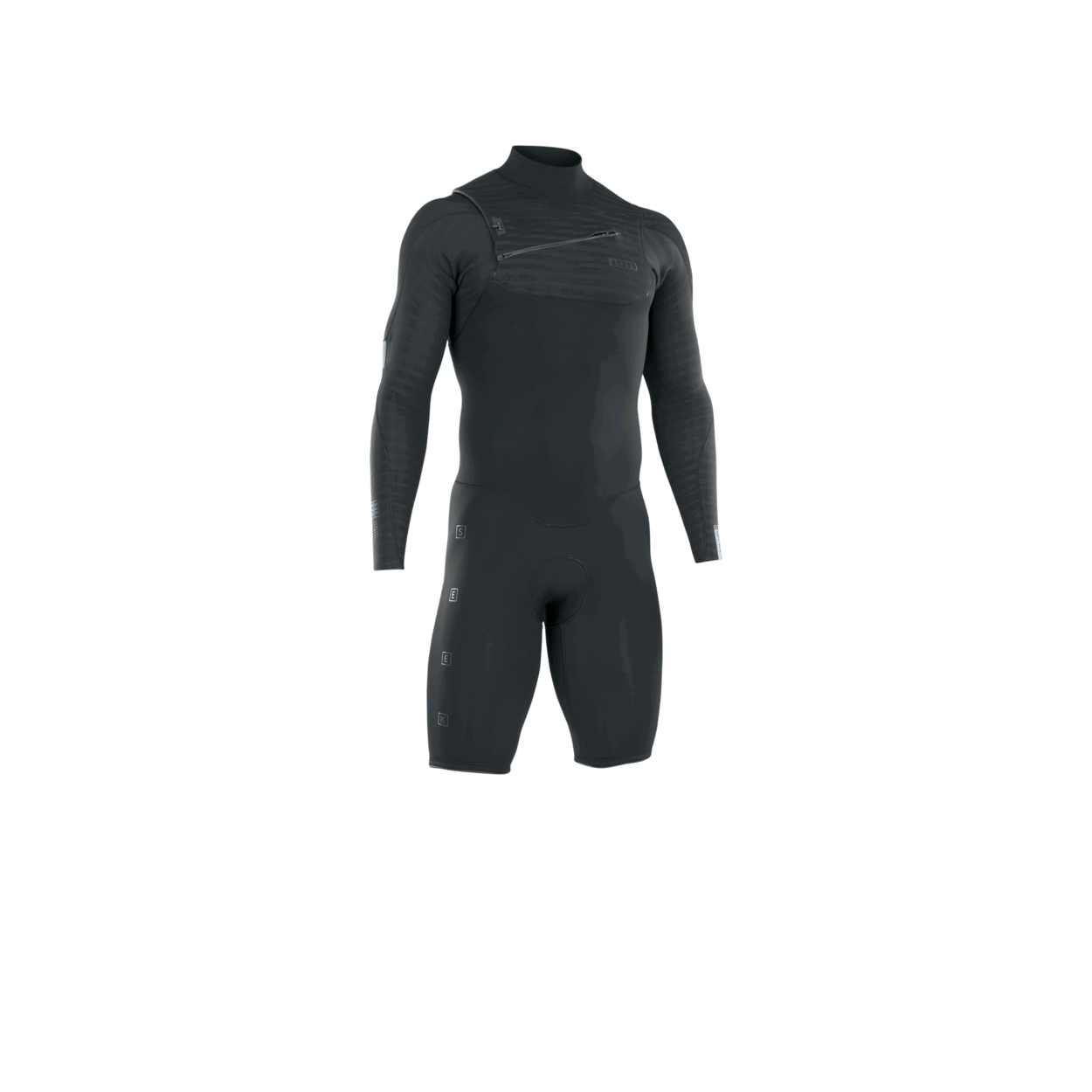 ION Seek Core 3/2 Shorty LS Front Zip Mens Wetsuit - Wetsuits | H2O Sports