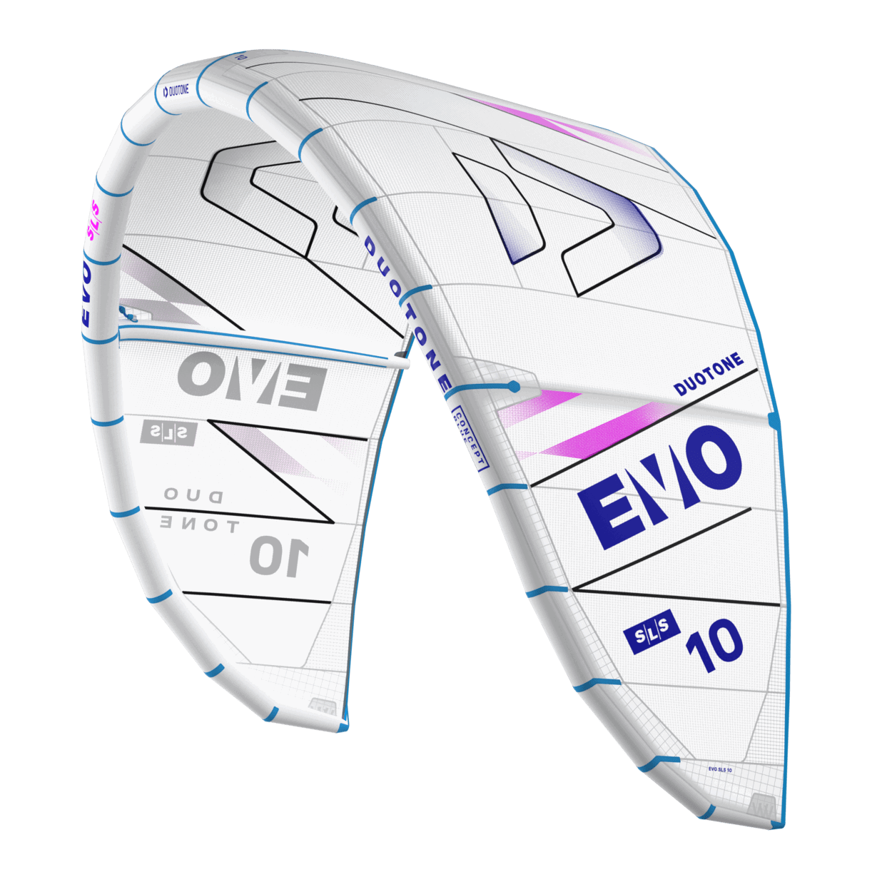 Duotone Evo SLS Concept Blue - Kitesurf | H2O Sports