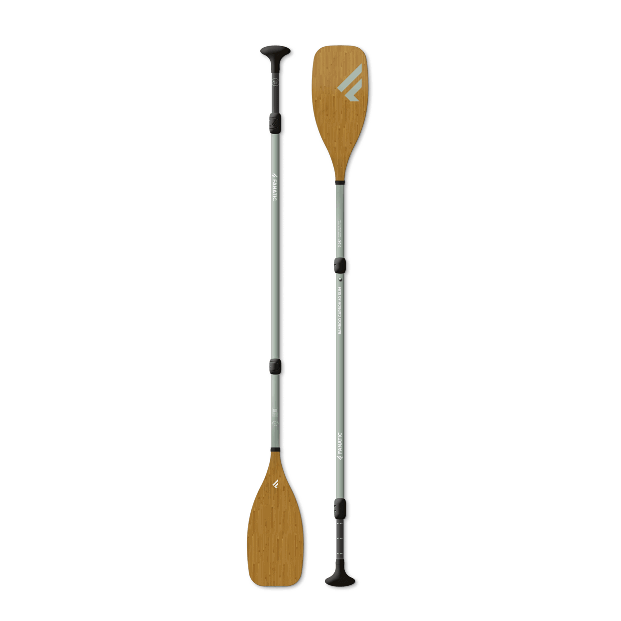 Fanatic Bamboo Carbon 60 Slim Adjustable 3-Piece Paddle - Paddle Board | H2O Sports