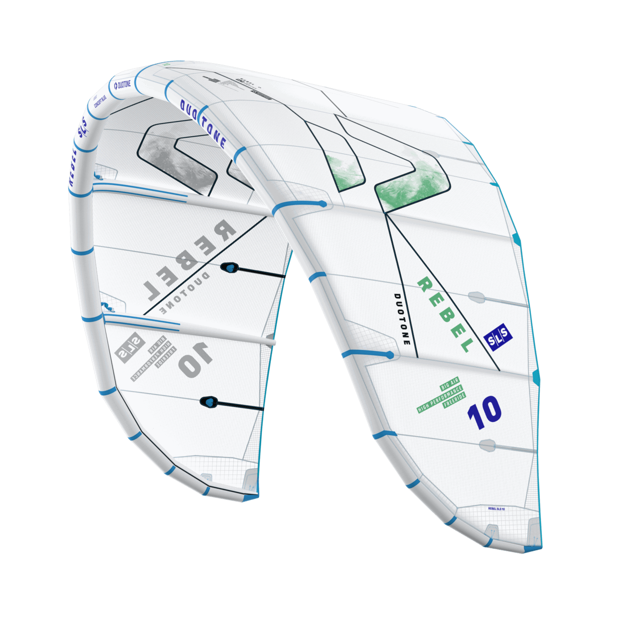 Duotone Rebel SLS Concept Blue Kite - Kitesurf | H2O Sports