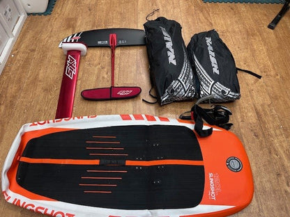 Used Slingshot Fly V1, Naish Matador LT 4m & 6m, Axis Ses 1040 Foil