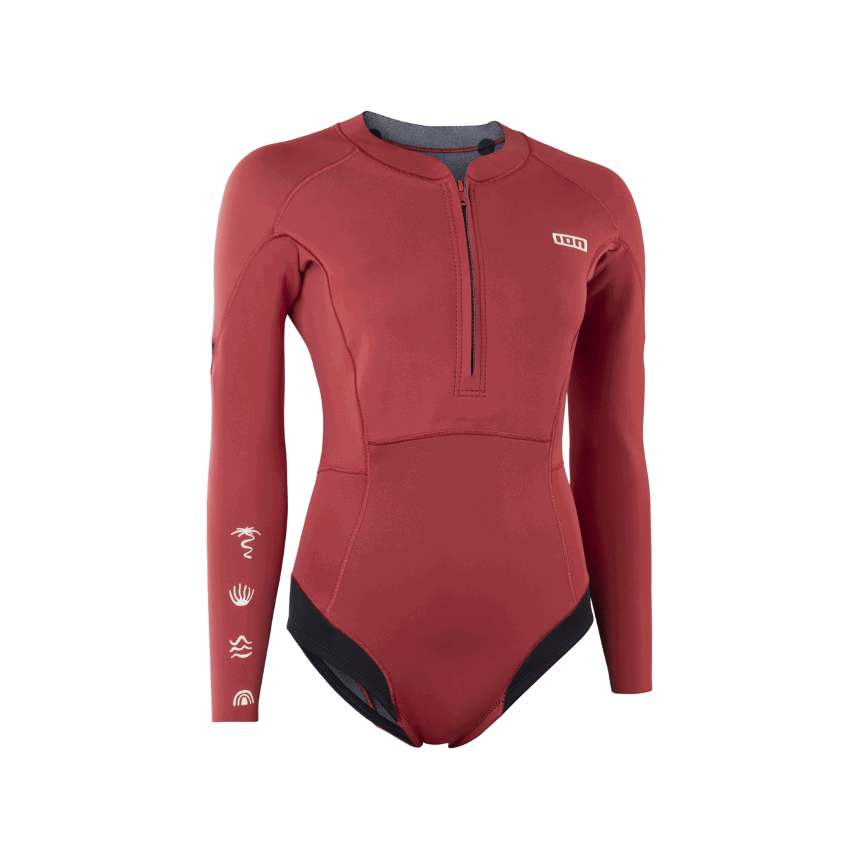 ION Amaze Hot Shorty 1.5 LS Front Zip Womens Wetsuit - Wetsuits | H2O Sports