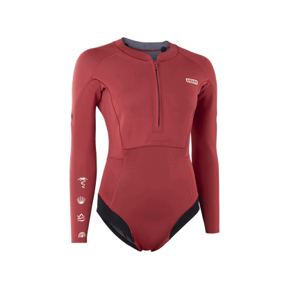 ION Amaze Hot Shorty 1.5 LS Front Zip Womens Wetsuit - Wetsuits | H2O Sports