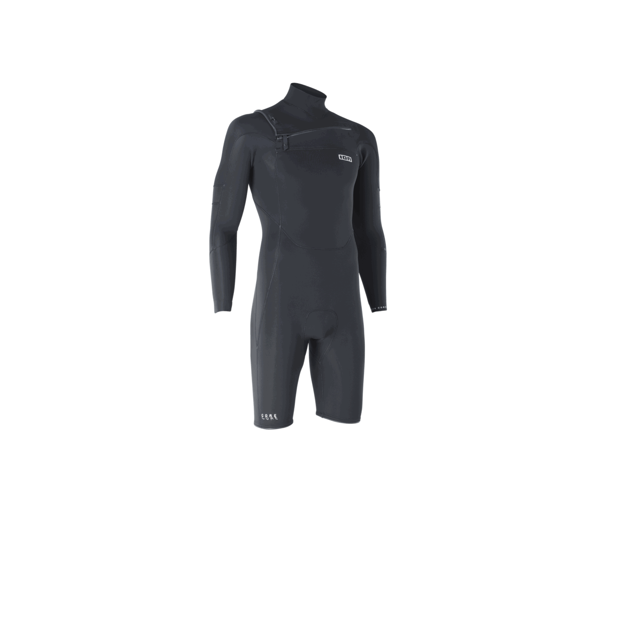 ION Seek Core 3/2 Shorty LS Front Zip Mens Wetsuit - Wetsuits | H2O Sports