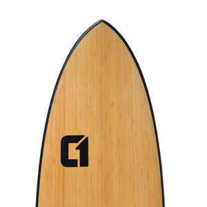 6'11 Bamboo Swallow Tail Surfboard