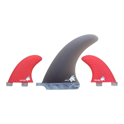 6" Centre Fin + 2 Side Fins