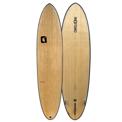 7'2 Bamboo Mini Mal Surfboard