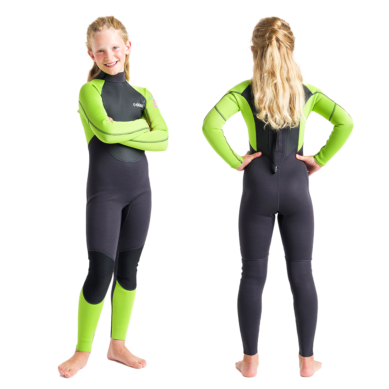 C-Skins Element 3:2 Back Zip Youth Wetsuit - Wetsuits | H2O Sports