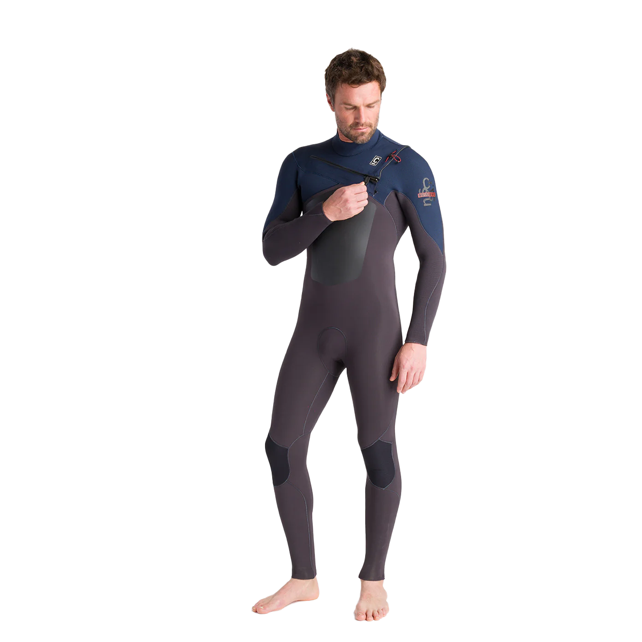 NuWave ReWired 5:4 Mens Chest Zip Wetsuit