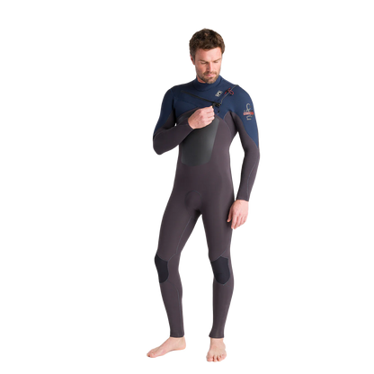 NuWave ReWired 5:4 Mens Chest Zip Wetsuit