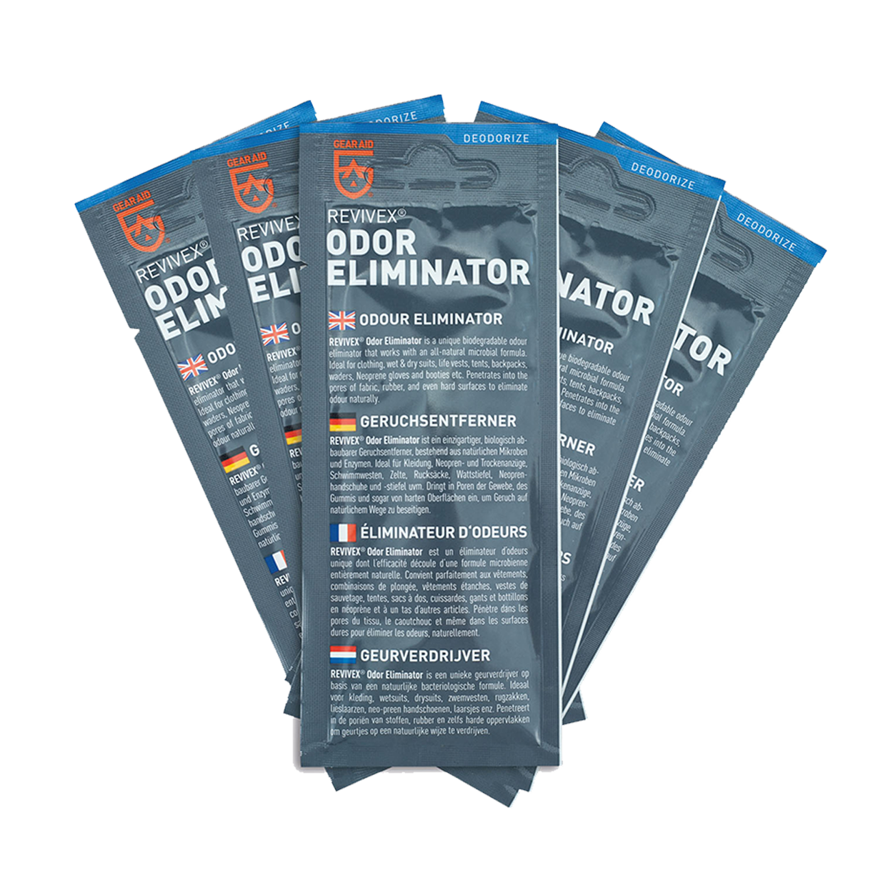 Gear Aid Revivex Odor Eliminator 15ml Sachet - Wetsuits | H2O Sports