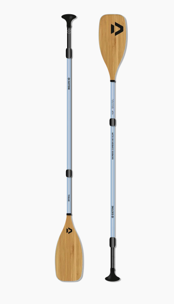 SUP Paddle Bamboo Carbon 60 Slim Adjustable 3 Piece