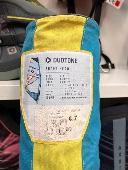 Used Super Hero 4.7 Windsurf Sail