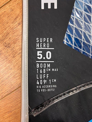 Used Super Hero 5.0 Windsurf Sail