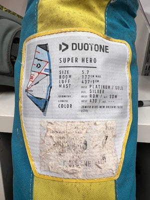 Used Super Hero 5.7 Windsurf Sail