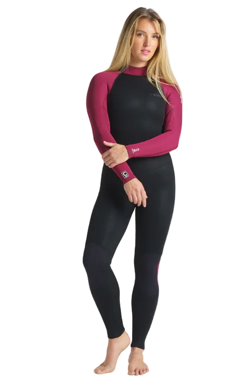 Element 4:3 Steamer Back Zip Womens Wetsuit
