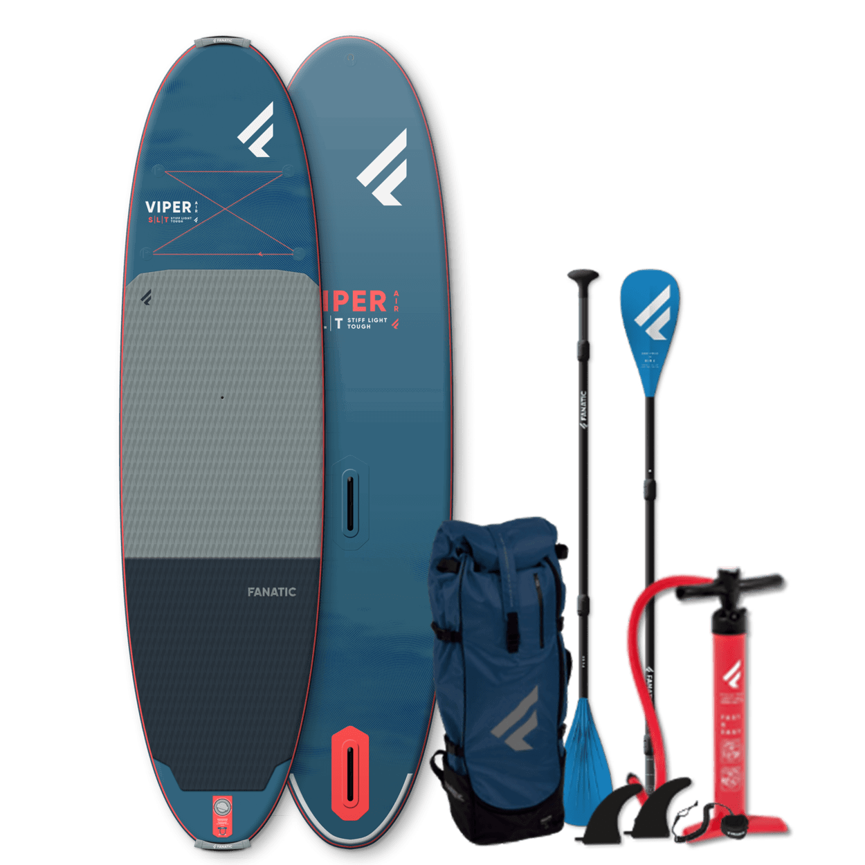 Fanatic Viper Air SLT Inflatable Paddle Board Package - Paddle Board | H2O Sports