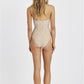 Sisstr Wave Garden Strapless One Piece Cheeky