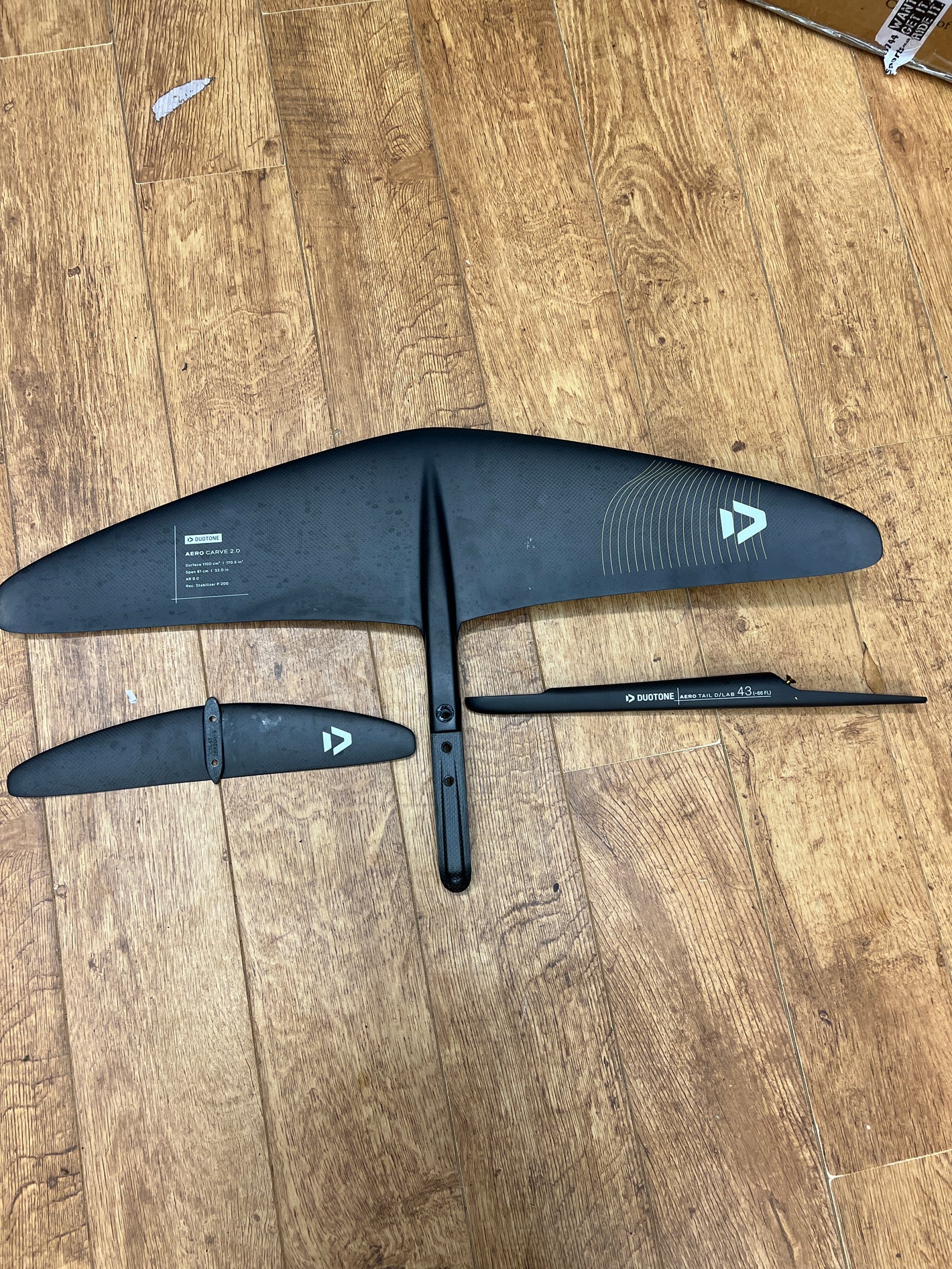 Used Duotone Aero Carve 2.0 D/LAB Wing Set 1100/200