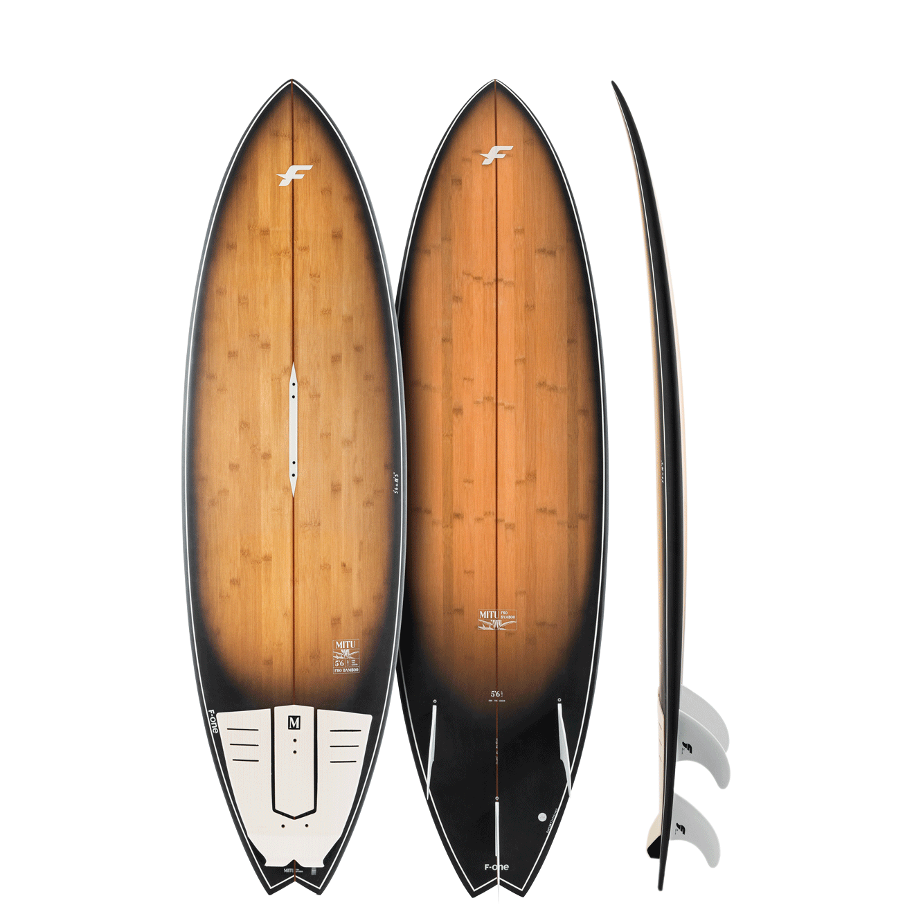 F-One Mitu Pro Bamboo Kite Surfboard - Kitesurf | H2O Sports