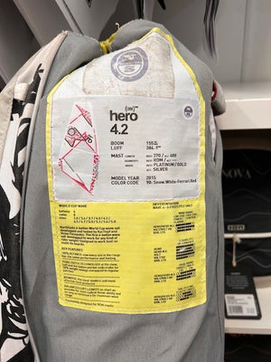 Used North Hero 4.2 Windsurf Sail