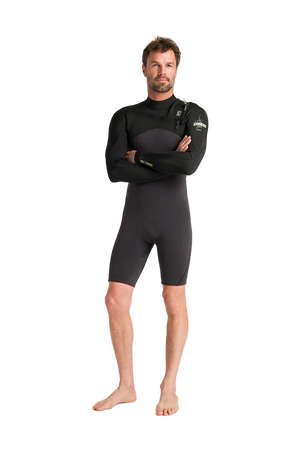 NuWave Session Lite 2:2 Mens FL Chest Zip Shorty