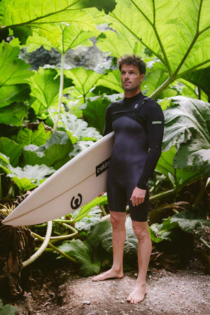 NuWave Session Lite 2:2 Mens FL Chest Zip Shorty