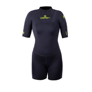 Sport 3/2 Back Zip Womens Shorty Wetsuit