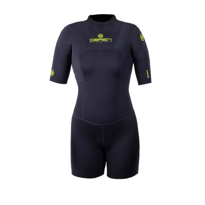 Sport 3/2 Back Zip Womens Shorty Wetsuit