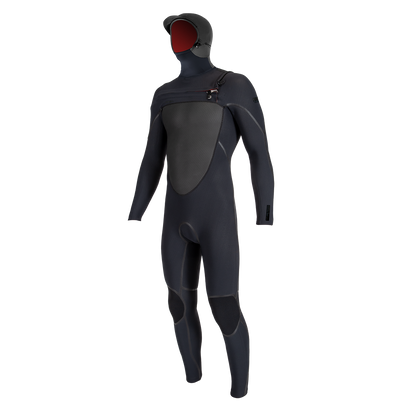 Psycho Tech 6/4+ Chest Zip w/Hood Mens Wetsuit
