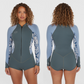 Bahia 2/1 Front Zip L/S Womens Shorty