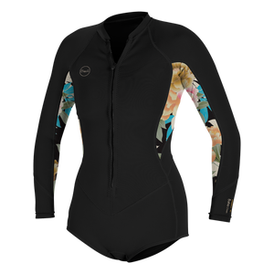 Bahia 2/1 Front Zip L/S Womens Shorty