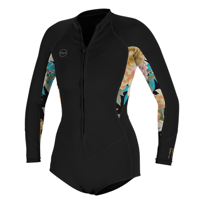 Bahia 2/1 Front Zip L/S Womens Shorty