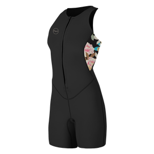 Bahia 1.5mm Front Zip Womens Shorty