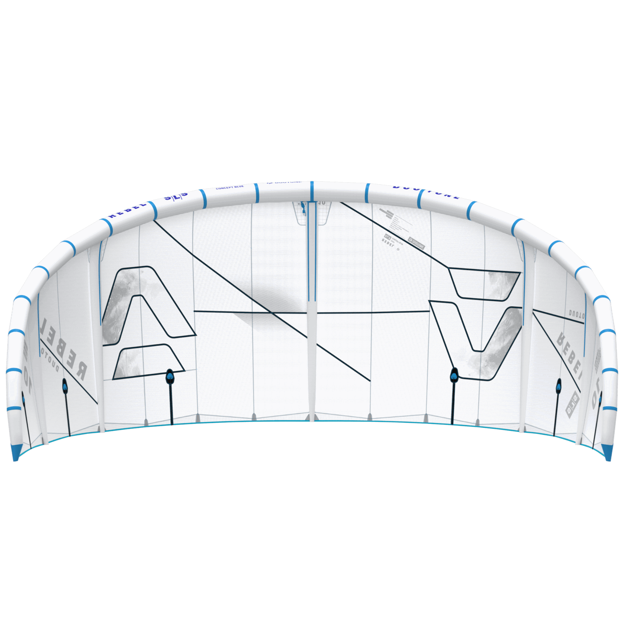 Duotone Rebel SLS Concept Blue Kite - Kitesurf | H2O Sports