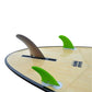 6" Centre Fin + 2 Side Fins