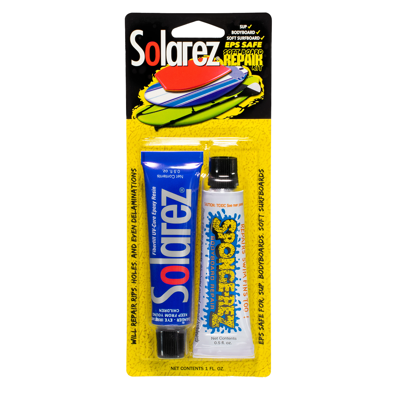 Solarez Soft Surfboard Repair Kit - Surf | H2O Sports