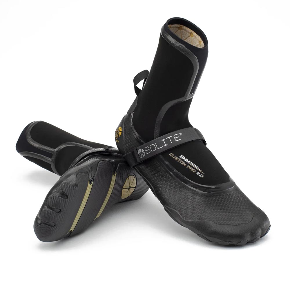 Solite 3mm Custom Pro 2.0 Wetsuit Boots - Wetsuits | H2O Sports
