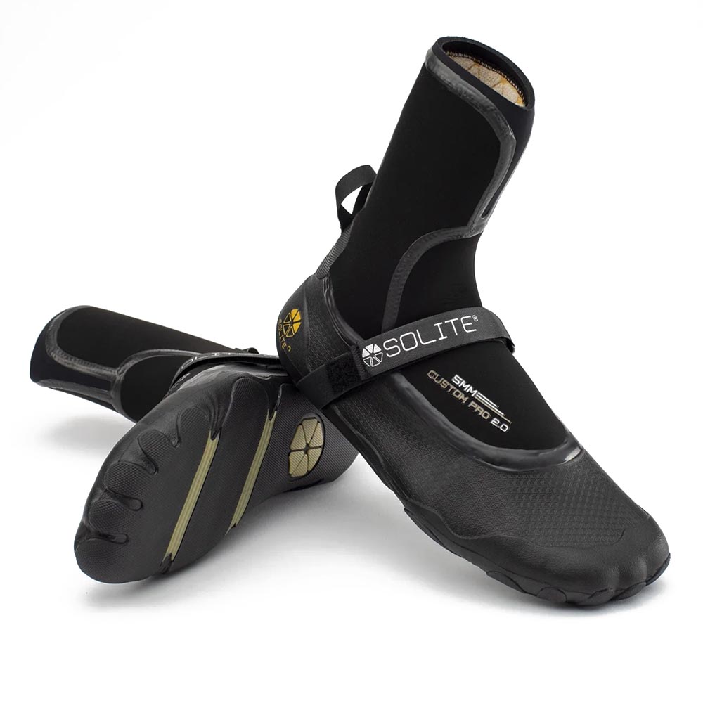 Solite 5mm Custom Pro Wetsuit Boots - Wetsuits | H2O Sports