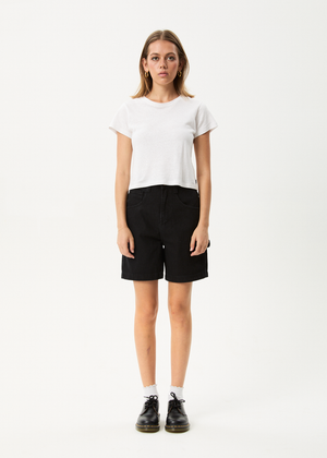Afends Emilie- Denim Workwear Short