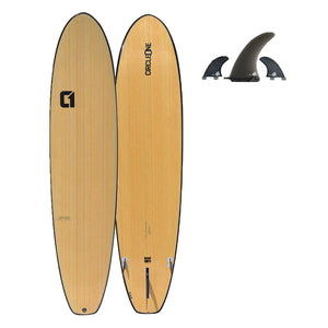 8'0 Bamboo Mini Mal Surfboard