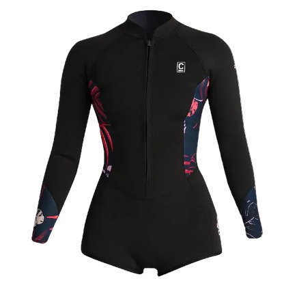 NuWave Solace Lite 2:2 Womens FL FZ LS Surf Suit