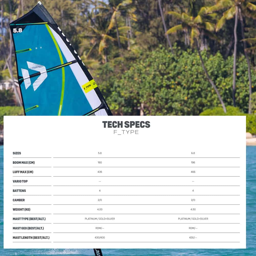 Duotone-F-Type-windsurf-foil-sail-2020-Spec1