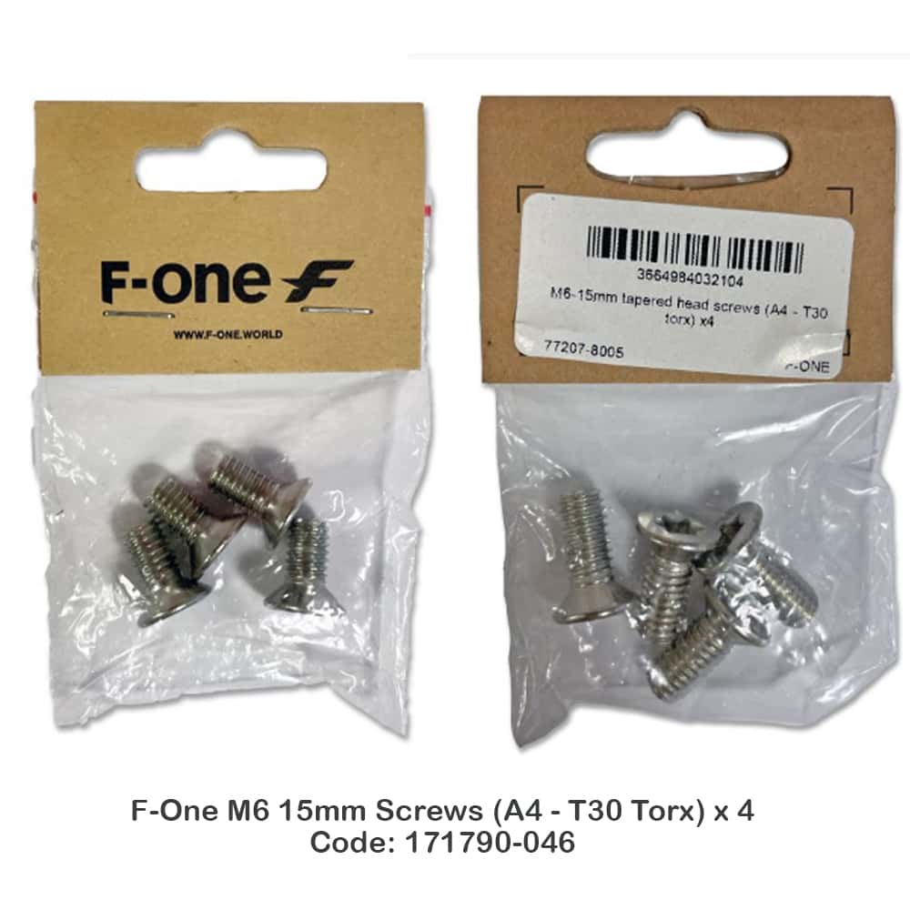 F-One-m6-15mm-screw-x4