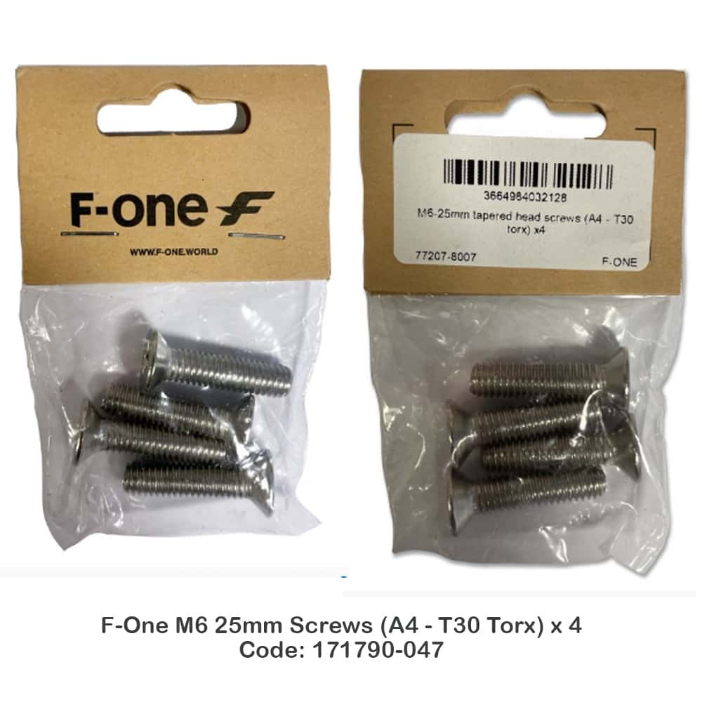 F-One-m6-25mm-screw-x4