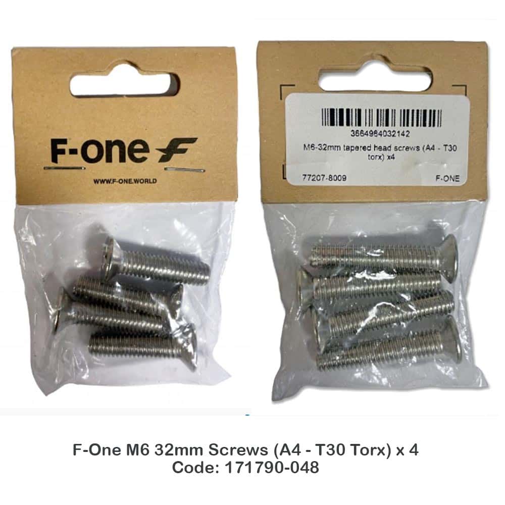 F-One-m6-32mm-screw-x4