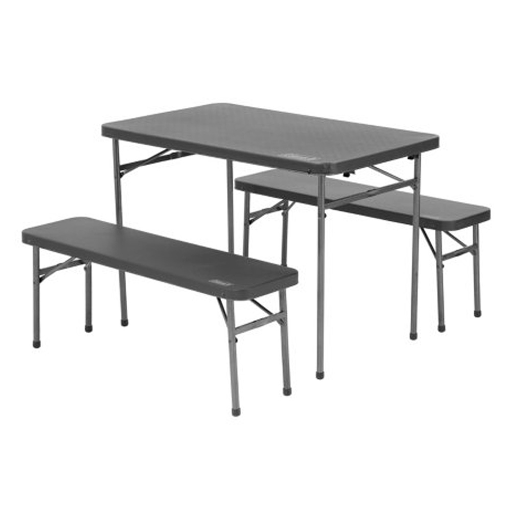 Coleman-Camping-furniture-Pack-away-table-bench-set-1