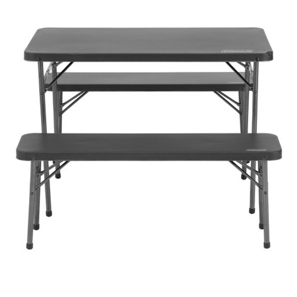 Coleman-Camping-furniture-Pack-away-table-bench-set-2